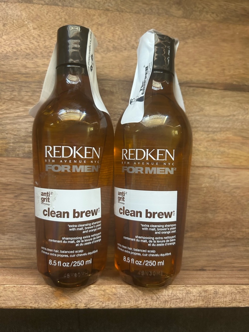 Redken For Men Clean Brew Anti-Grit Shampoo - bundle. Both new